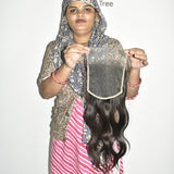 Swiss HD Closure 12" inches 6*6 Piece