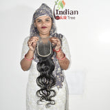 Swiss HD Closure 22" inches 4*4 Piece