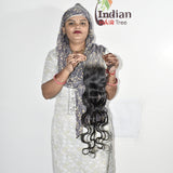 Swiss HD Closure 22" inches 4*4 Piece