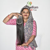 Swiss HD Closure 22" inches 4*4 Piece