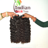 Blunt Cut 20" inches 1 bundle Curly Hair