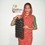 Blunt Cut 20" inches 1 bundle Curly Hair